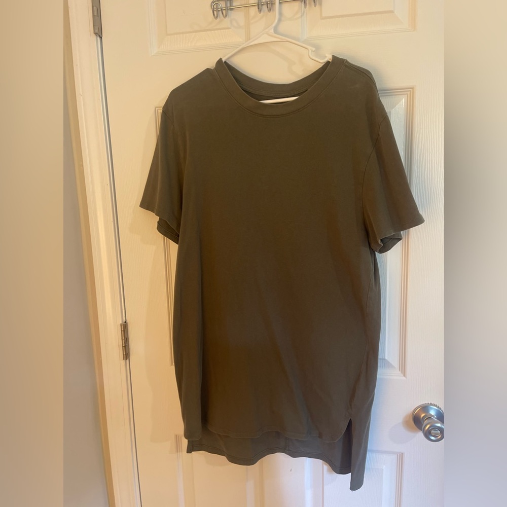 FEAR OF GOD FOG Collection One 2015-2016 longline dark army green